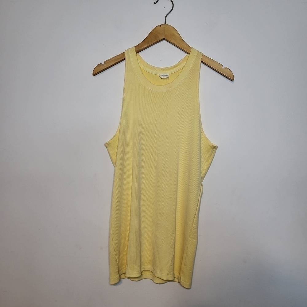 Aritzia Wilfred Free Yellow Tank Top Size L